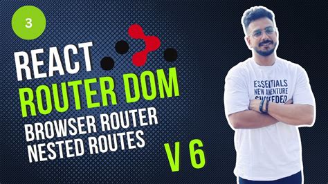 3 React Router DOM Nested Routes With Routes Components YouTube