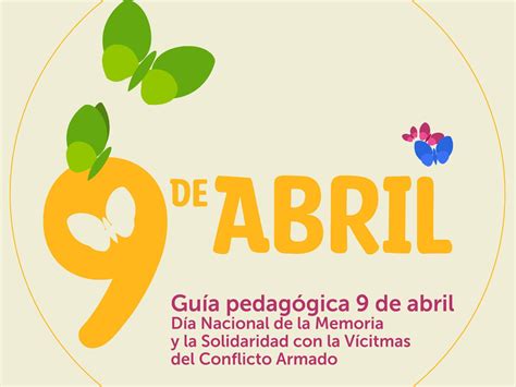 Gu A Pedag Gica Para La Conmemoraci N Del De Abril De Centro