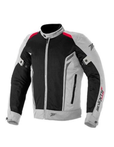 Cazadora Seventy Degrees SD JT32 Verano Gris Rojo