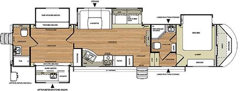 Rv Floor Plans With Two Bathrooms - floorplans.click