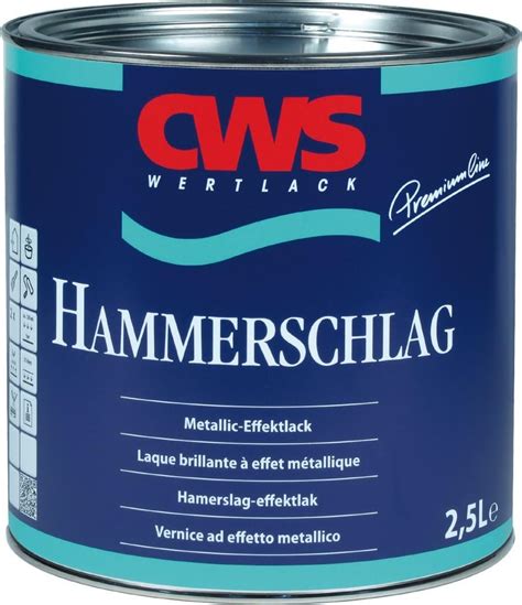 Cws Wertlack Hammerschlag Lack Metallic Effektlack Gl Nzend L