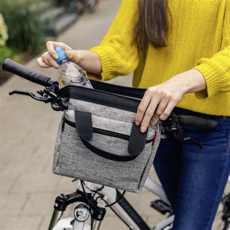 Rixen Kaul Klickfix Roomy Fahrrad Lenkertasche Twist Silver