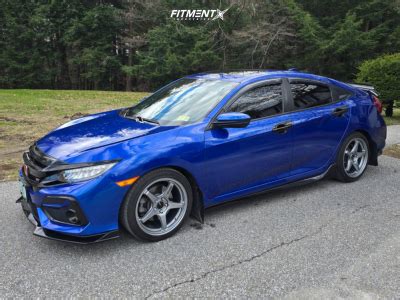 2020 Honda Civic Si With 18x8 5 Enkei Ts 5 And Goodyear 235x40 On Stock