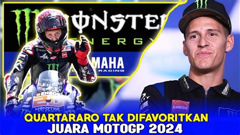 Karna Hal Ini Fabio Quartararo Tak Difavoritkan Juara Motogp