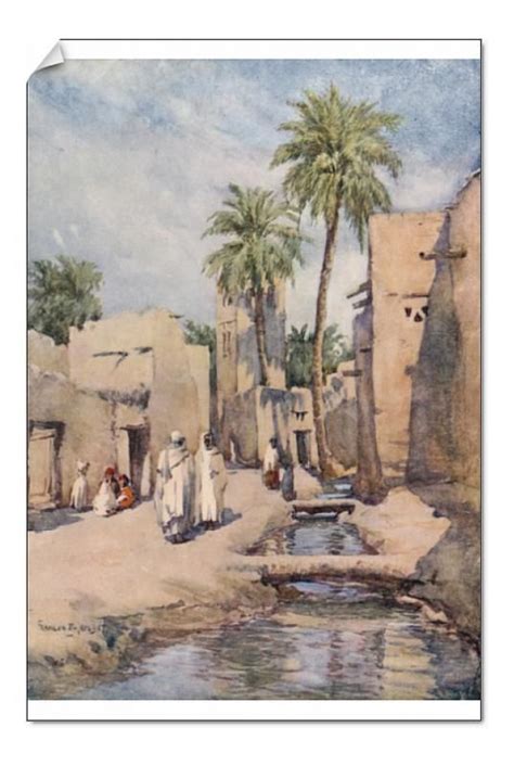 30x20cm (12x8 inch) Print. 3634061 The oasis of Biskra, Algeria (colour ...