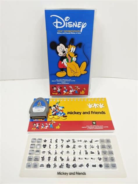 200069 Home Cricut Disney Mickey And Friends Cartridge 290382 For Sale Online Ebay