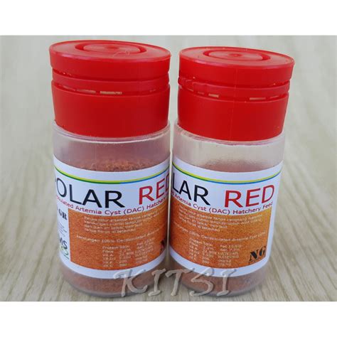 Jual Artemia Polar Red Polared Polarred Gr Ori Artemia Instant