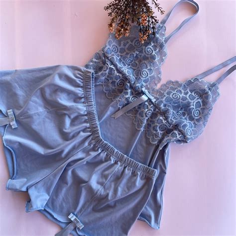 Baby Doll Renda Short Doll Sensual Pijama Sexy Shopee Brasil