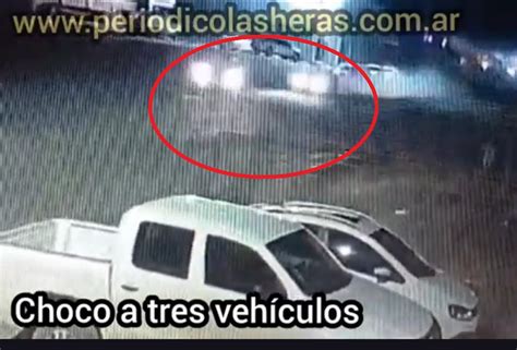 VIDEO Secuencia completa del choque que involucra a 4 vehículos