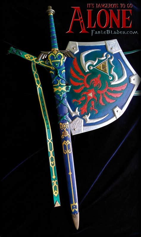 Real Master Sword And Hylian Shield Build By Fable Blades Custom Swordsmith