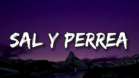 Sech Sal Y Perrea Letra Lyrics Youtube