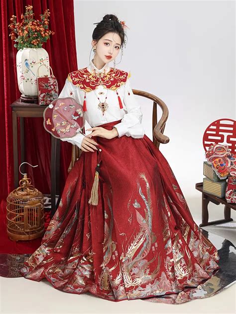 Modern Traditional Chinese Wedding Dress Embroidered Hanfu - Fashion Hanfu