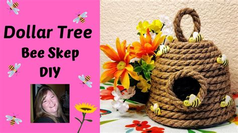 Rope Bee Skep Hive Dollar Tree Diy Spring Bee Diy Fun Easy