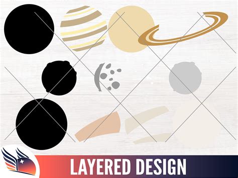 Solar System Svg Planets Svg Outer Space Clipart Jupiter Etsy