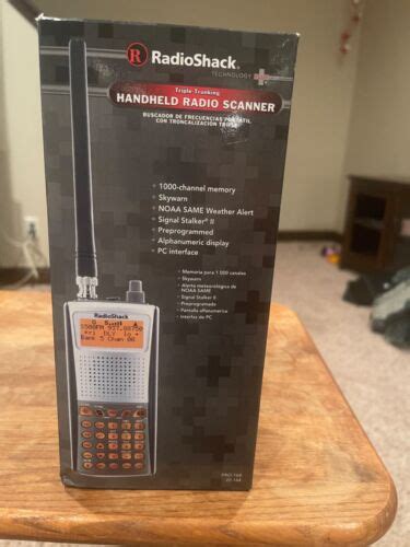 Radio Shack Pro Triple Trunking Multi System Handheld Radio Scanner