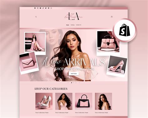 Shopify Website Template | Miss Boutique – BeverlyTemplates