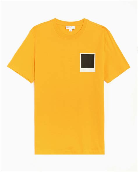 Lacoste X Polaroid Regular Fit Mens T Shirt Orange Th2093 00 Lur Buy