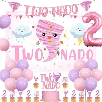 Amazon Sursurprise Two Nado Birthday Party Decorations For Girls