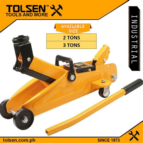 Tolsen Industrial Steel Hydraulic Trolley Jack Tons Tons