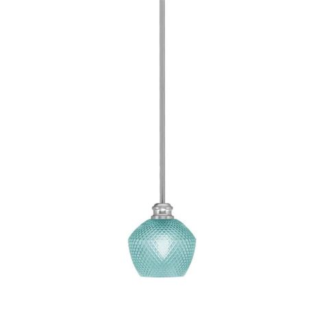 Albany 60 Watt 1 Light Brushed Nickel Pendant Mini Pendant Light