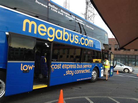 Security guards explain the safety of the megabus union station pick up area 28