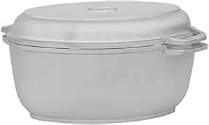 Amazon Aluminum Covered Oval Roaster With Lid Roaster High Dome