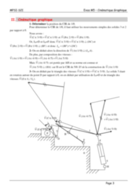 Solution Exo M Corrig Cinematique Studypool