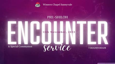 Nd Service Pre Shiloh Encounter Service Pt Th November Lfc