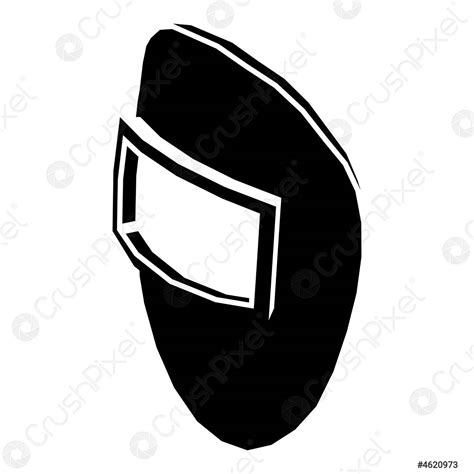 Welding Mask Icon Simple Black Style Stock Vector 4620973 Crushpixel