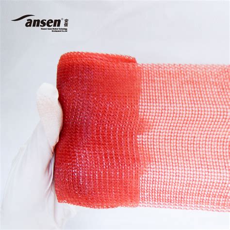 Medical Synthetic Fiberglass Polyester Material Casting Tape Self