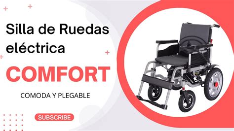 Silla de ruedas eléctrica COMFORT Cómoda y Plegable EMED YouTube