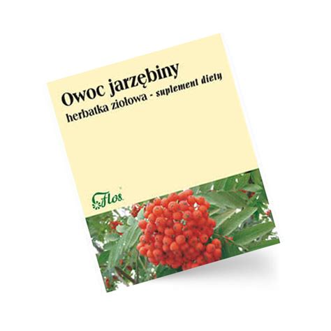 Jarzębina owoc herbatka ziołowa suplement diety 50 g Flos pl