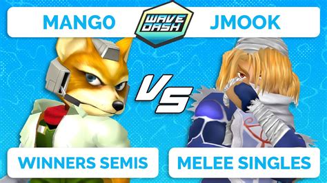 WAVEDASH 2022 Mang0 Fox Vs Jmook Sheik SSBM Winners Semis