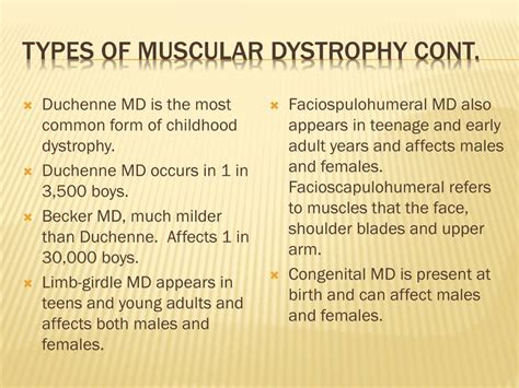 PPT - Muscular Dystrophy PowerPoint Presentation, free download - ID ...