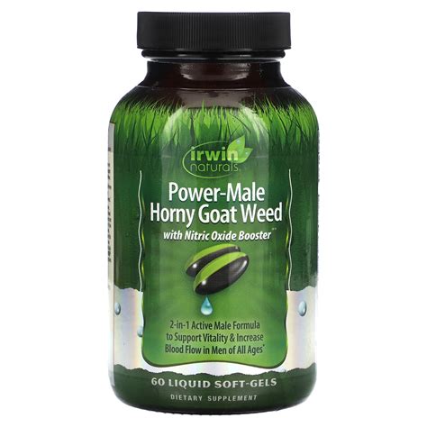 Irwin Naturals Power Male Horny Goat Weed With Nitric Oxide Booster