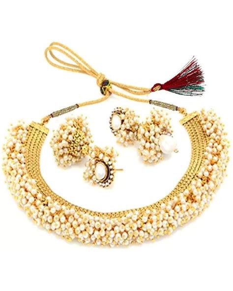 Youbella Gold Plated Jewellery Set For Women Golden Ybnk 5005d Jiomart