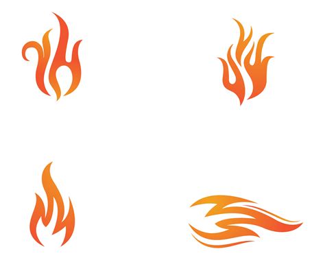 Fire vector icon logo template 585463 Vector Art at Vecteezy