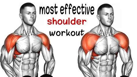 Most Effective Shoulder Workout With A Dumbbell Dumbbell Youtube