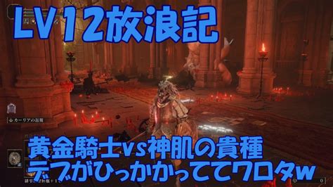 【エルデンリング】神肌の貴種 Lv12タイマンクリア【elden Ring】 Youtube