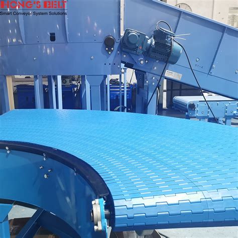 Hongsbelt Curve Degree Chain Conveyor System Belt Conveyor Curve