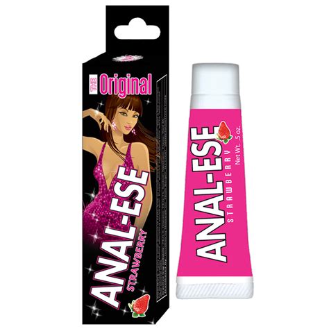 Anal Ese Flavored Desensitizing Anal Gel Strawberry 5oz