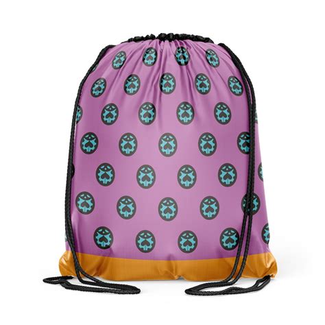 Giorno Giovanna Anime Jojo S Bizarre Adventure Drawstring Bag Animebape