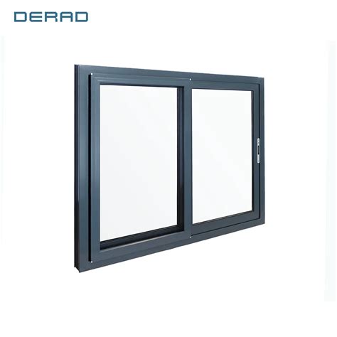 Sliding Window Frame Colour Customization Grey Aluminium Window Sashes Slidably And Movable