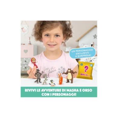 Masha E Orso Set 6 Personaggi Ed 1 Esclusivo A Sorpresa Giochi Preziosi