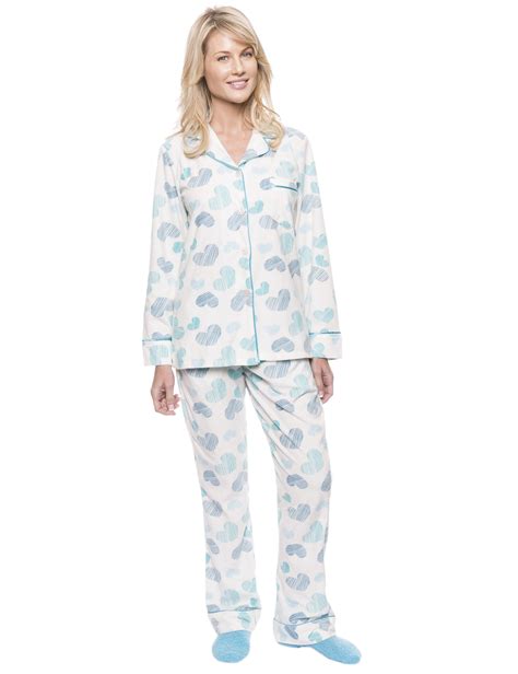 Womens Microfleece Pajama Sleepwear Set Noble Mount