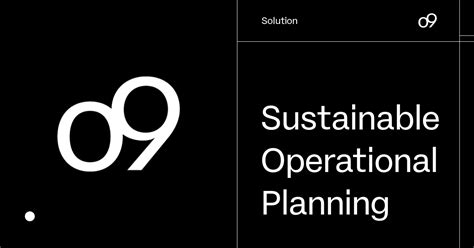 O9 Sustainable Operational Planning O9 Solutions