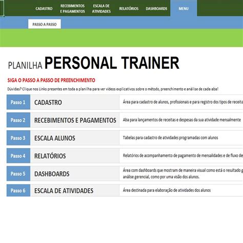 Planilha De Treinos Para Personal Trainer Conhe A A Divers O E Emo O