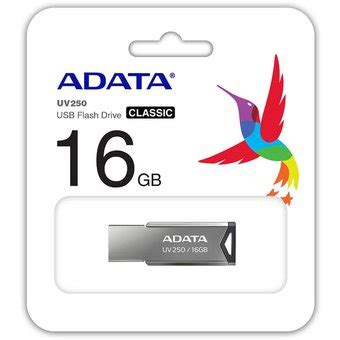 Memoria Usb 2 0 UV250 Adata plata PC ELECTRÓN