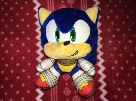 Official Tomy 6” Sonic The Hedgehog Boom Sonic Plush Toy Doll Big Head