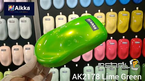 Lime Green Car Paint Ak2178 Aikka The Paint Master Malaysia Youtube